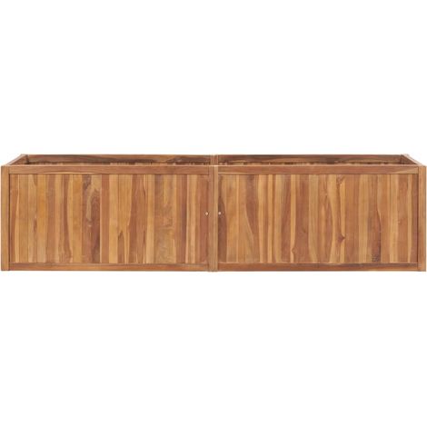 Maison Exclusive - Garten-Hochbeet 200 x 50 x 50 cm Massivholz Te