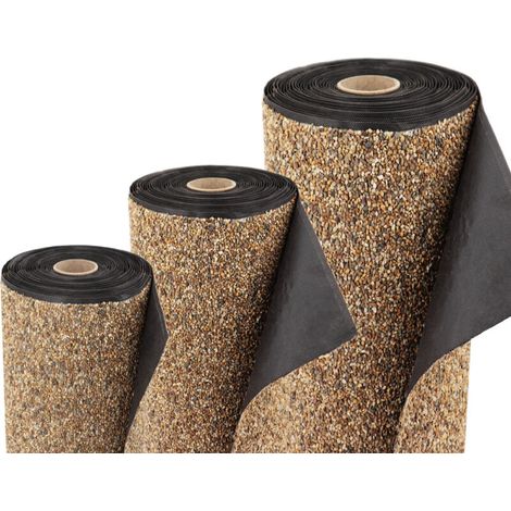 – Bâche gravillonnée 6 m x 0,6 m – Film EPDM pour bords de bassin – Résistante aux UV – Couleur sable – Installation facile (1/5)