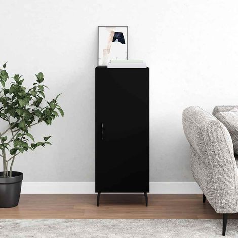Sideboard Schwarz 34,5x34x90 cm Holzwerkstoff (1/5)