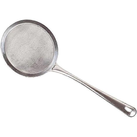 Passoire plate à mailles fines en acier inoxydable, tamis, outil pour farine-14cm (1/5)