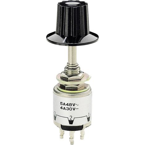 Marquardt 9030.0100 9030.0100 Commutateur rotatif 48 V/AC 5 A Positions de commutation 6 1 x 60 ° 1 pc(s) (1/3)