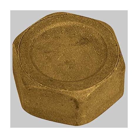 TAPPO FEMMINA OTTONE GIALLO  1     MADE IN ITALY