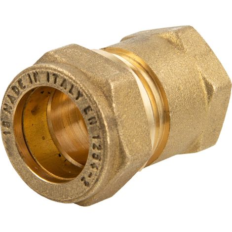 tecuro MS-Klemmringverbinder, Muffenverschraubung mit Klemmring 28 mm x 3/4" IG