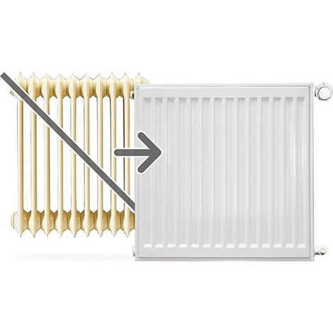 Purmo Profil Kompaktheizkörper Typ 11 550x900mm F06110550901030 (1/5)
