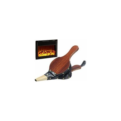 Vintage-Holzgebläse für Innenkamine, Holzgebläse für Kamine, Grill-Holzgebläse, 12 x 5 Zoll, für Picknicks, Grillabende und den Außenbereich