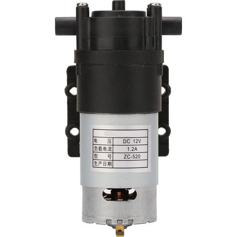 Pompe à eau chaude ZC 520 DC 12V, engrenage auto-amorçant, résistante à la corrosion, pour circulation et transfert, 12 volts, usage domestique et industriel. (1/5)