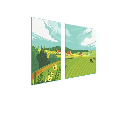 GLASSCHUTZPLATTE FÜR HERD 90x52 VILLAGE (1/5)