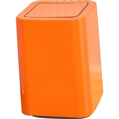 Corbeille à Papier 9L avec Couvercle Oscillant - Design Cartoon et Décoratif - Corbeille de Bureau/Salle de Bain/Chambre - Matière Plastique Premium (1/5)