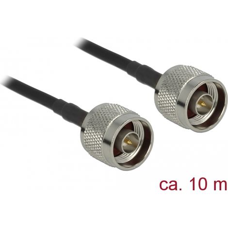 Delock Antena Cable N macho a N macho LMR195 10 m low loss