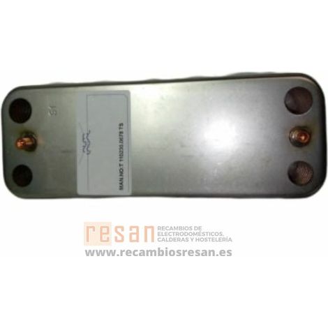Intercambiador placas Divatop comp 172-166mm 20p