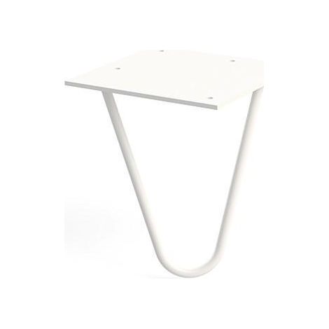 Q&Q pata metálica modelo varnia acabado blanco mate altura h150