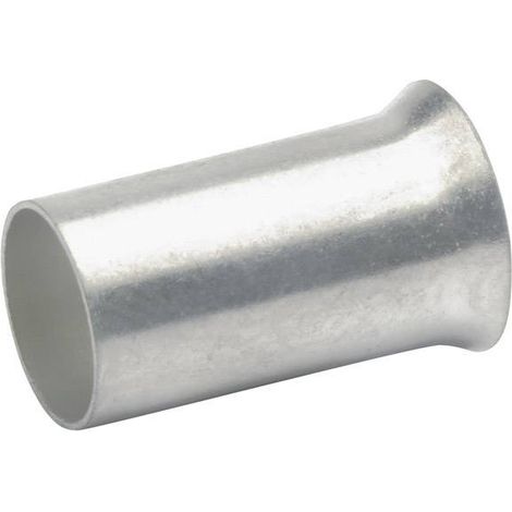Embout simple d'extrémité de câble Klauke 71S8V 0.5 mm² x 8 mm argent 1000 pc(s) C007871