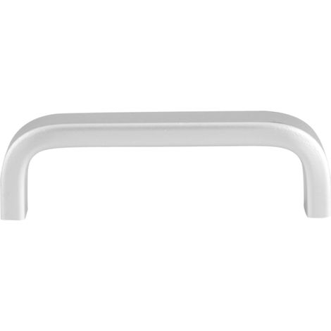 Poignée de porte en alliage d'aluminium brossé mat, quincaillerie de meuble pour placards de cuisine, entraxe 64mm, solide et design moderne. (1/5)