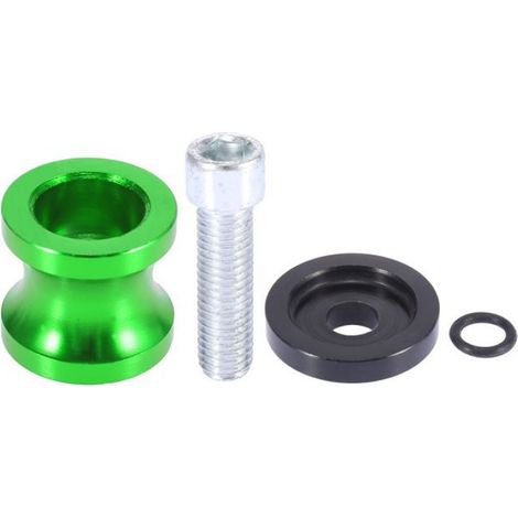 Vis de moto 2Pcs Diabolo Moto 10mm M10x1.5 Vert Cadre Bobine Bras Oscillant Curseur Support (1/5)