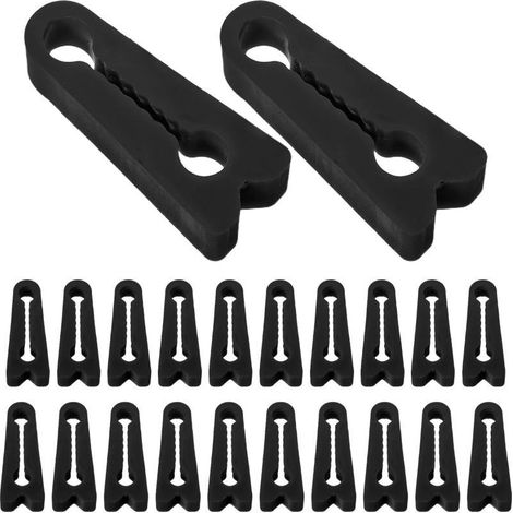 Amortisseur De Serrure De Porte - 40 Pièces - Pour Réduction Du Bruit Et Absorption Des Chocs - Compatible Avec Portes Automobiles Et Intérieures - 40 Unités (1/5)