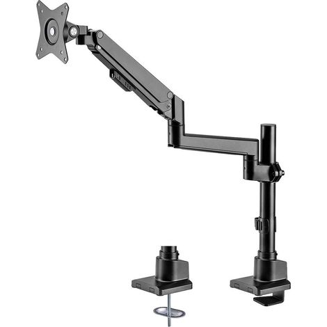 My Wall HL 51-1 L 1 parte Supporto da tavolo per monitor 43,2 cm (17) - 81,3 cm (32) Nero Regolabile in altezza (1/5)