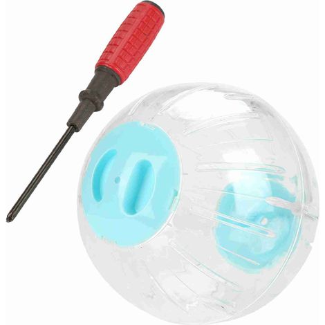 18.5 cm nouvelle mode en plastique petit Hamster gerbille animal de compagnie en cours d'exécution Jogging ballon d'exercice jouet (bleu) (1/5)