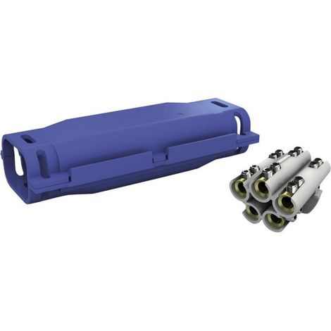 Boite de jonction 0,6/1kV, IPX8, avec gel isolant et connecteurs. 5 P 6-16mm² (232012)