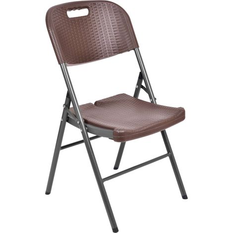 RATTAN Catering-Stuhl braun