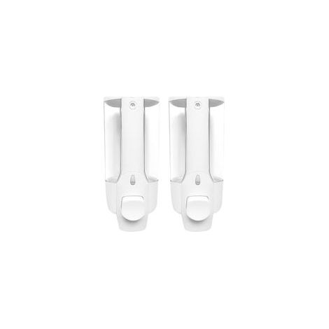 Lot de 2 Distributeurs de Savon Mural 300ml Pratique pour Salle de Bain, Cuisine et Hôtel Solution Élégante