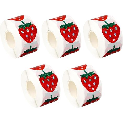 ces tiquettes Autocollantes Fraise Autocollants De Fermeture (1/5)