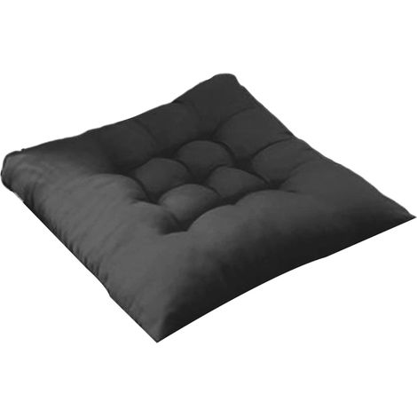 Coussin De Chaise - Rembourrage En Polyester 40x40x5 Cm - Avec 4 Attaches En Tissu - Pour Intérieur Et Extérieur - Lot De 1 (1/5)