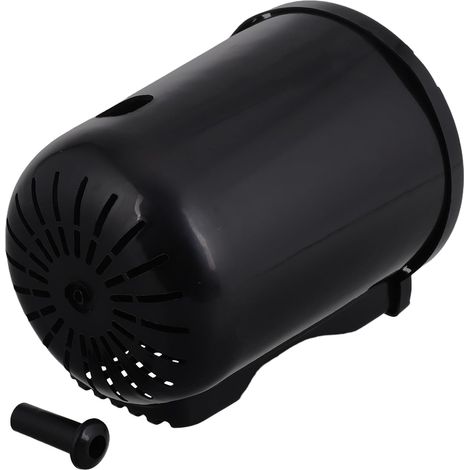 Wasserdichte, schwarze Kunststoff-Lüfterabdeckung, leicht zu verstauen, für Elektromotoren, Campingventilatoren und als Dekoration. (1/5)