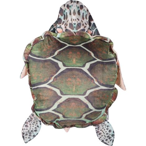 Oreiller portable en forme de coquille de tortue de mer, Costume en peluche amusant avec housse amovible et lavable, accessoire de fête et de vacances, 80cm/31,5 pouces (1/5)