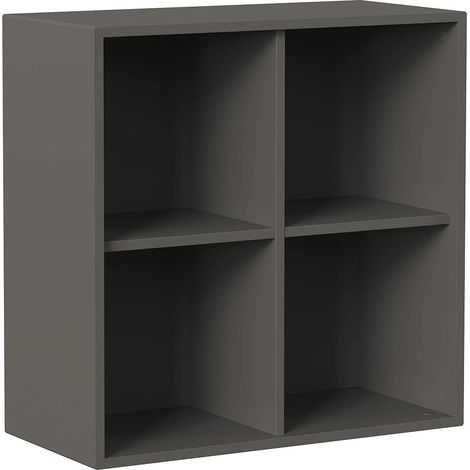 Modulo da parete 75x35x75 cm grigio scuro con quattro vani - Zara (1/5)