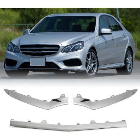 Frontstoßstangen-Unterverkleidungssatz (übergroß) für Mercedes-Benz E-Klasse W212 AMG Line Facelift (2014-2016) (1/5)