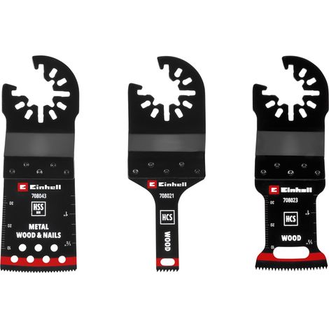 Set accessori multitool Einhell 708103 rivestimento PTFE cambio rapido