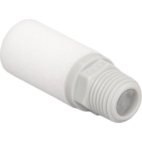 10 Pièces Silencieux Pneumatique G1/4 Pouce Filtre Anti-Bruit Raccord Échappement pour Vérin, Silencieux en PP, Connecteur Flexible (1/5)