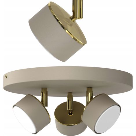 Deckenstrahler Cashmere GX53, polnische LED-Lampe mit 3 Leuchtmitteln (1/5)