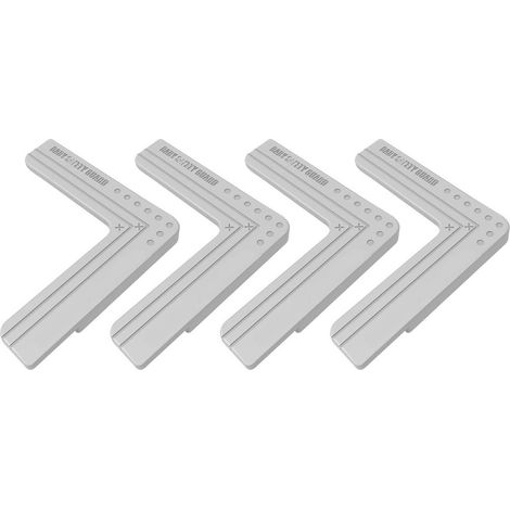 Lot de 4 protections d'angle en silicone gris pour porte, fenêtre, maison et bureau, antidérapantes, coupe à la taille, bébé sécurisé (1/5)