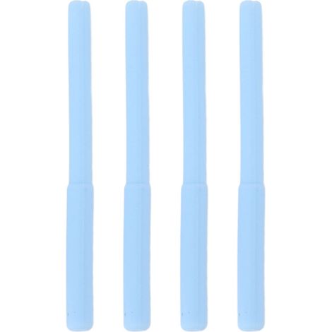 4 Protections Anti-Dérapantes pour Pieds de Réchaud Spider, Manchons en Silicone Souple pour Réchaud Camping SOTO 310, Bleu Ciel (1/5)