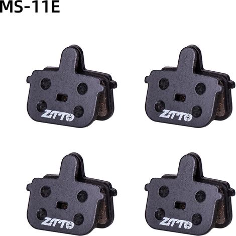 Plaquettes de frein à disque semi-métalliques pour VTT, lot de 4, compatibles avec les modèles M8020, M6100, MT200, universelles pour les accessoires de vélo E9, DB, ER, MT6, MT4. (1/5)