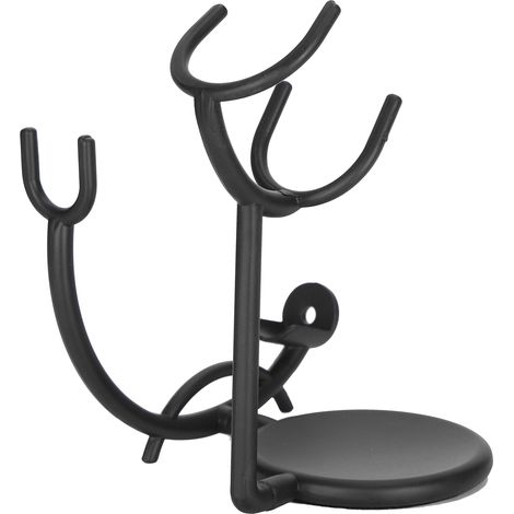 Trockenständer für Rasierer und Rasierpinsel – Gebogener Präsentationsständer für Herren-Rasieraccessoires (1/5)
