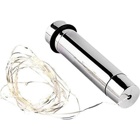Guirlande lumineuse à 20 LED en fil de fer blanc chaud LED pour éclairage de bouteille de vin décoration de table (1/4)