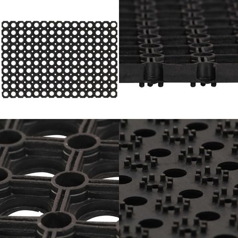 Fußmatte Rechteckig 60x80 cm Gummi - Eingangsmatte - Türmatte (1/5)