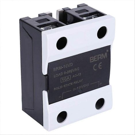 Relais statique 4-20 mA 0-250 V CA, relais statique -10 V CC, mode de commande avec tube lumineux LED (1/5)