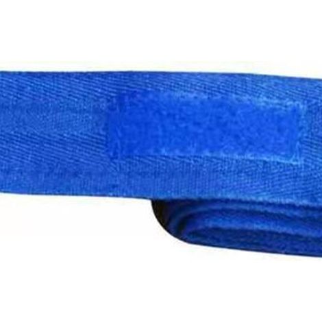Bandage de boxeur bleu, 16,5 pieds de long et 2 pouces de large, avec Velcro anti-transpiration, adapté aux sports Sanda (kickboxing chinois). (1/5)