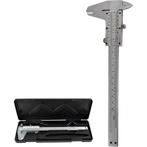 Strumento di misura jbm 150 mm precisione 0,02 mm doppia scala