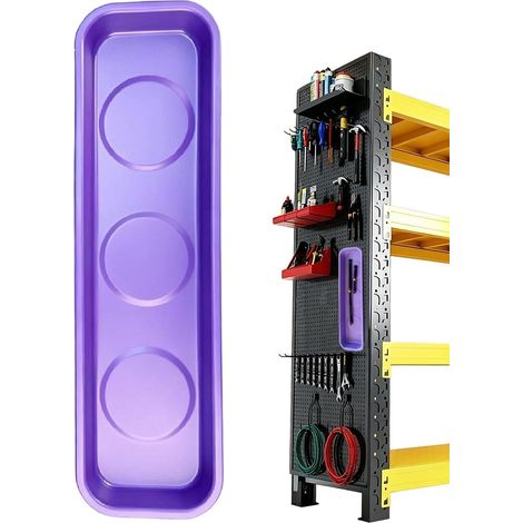 Plateau magnétique de rangement Support en Acier Inoxydable Organisateur d'Atelier pour Atelier Mécanique Garage Réparation Auto Douille Boulon Vis Écrous (1/5)