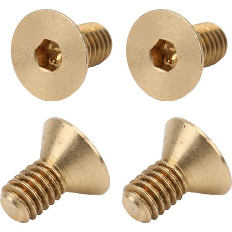 50 Stück Flachsechskantschrauben mit Senkkopf aus Kupfer, Befestigungselemente, Industriebedarf M4M4x8 (1/5)