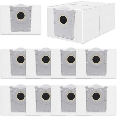 FENOPLASTICA10 Sacs Poussire pour ECOVACS T50 Pro Omni/T50 Max Pro/T50 Omni/X8 PRO/X9 PRO/T80/T30C Robot Aspirateur,Accessoires de Sac Poussire Charbon Actif,Capacit de 3L Pices de Rechange Dust Bag (1/5)