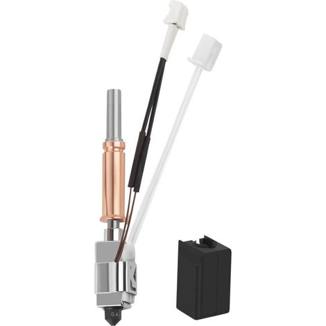 Upgrade für Kobra 3 Keramik-Hotend: Schnelle Temperatur- und Geschwindigkeitssteigerung, verchromte Messing-Heatbreak-Heizblockstruktur, integriert, kompatibel mit dem ANYCUBIC Kobra 3/3 Combo 3D-Druc (1/4)