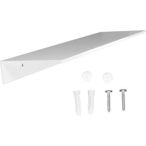 Étagère de Douche Élégante et Pratique - Grande Capacité 40cm Blanc - Rangement Salle de Bain Durable (1/5)