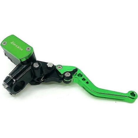 Maître-cylindre de frein et d'embrayage avant universel 7/8" (22 mm), 6 couleurs, pour motos Honda, Yamaha, Suzuki et Kawasaki - Vert (côté droit) (1/5)