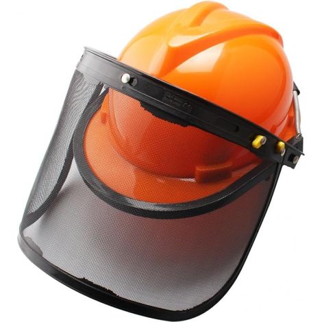 Casque De Sécurité pour Débroussailleuse, Casque De Protection pour Tronçonneuse, Masque De Protection De Sécurité, Casque Rigide Confortable, Accessoires De Tondeuse À Gazon pour Foresterie (1/5)