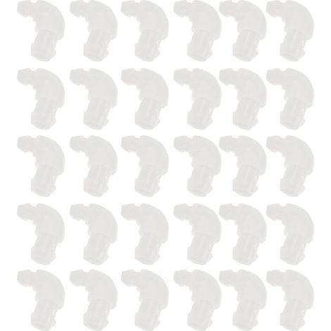 Adaptateur de tube pour appareil auditif BTE, 30 pièces, connecteur d'embout auriculaire, accessoires de remplacement (1/5)